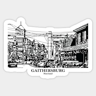 Gaithersburg - Maryland Sticker